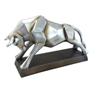 Escultura Toro facetado