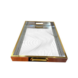 "Charola Espejo Glam"