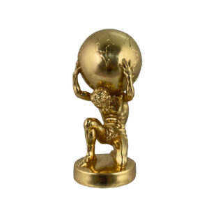 Escultura “Atlas Dorado ”