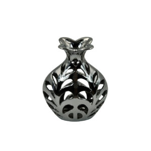 Jarrón Metálico Filigrana