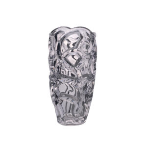 Jarrón de Cristal con Relieves Artísticos