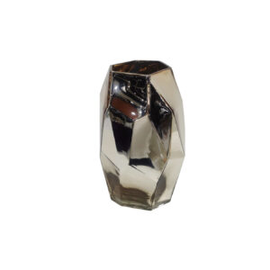 Jarrón Geométrico Espejado